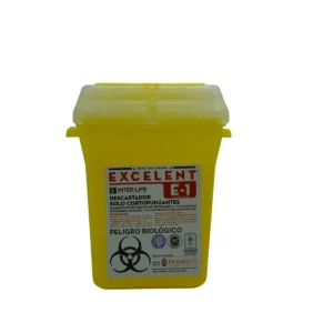 Caja Cortopunzante Plástica Pequeña 1 Litro