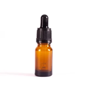 Frasco de Vidrio Ámbar con Gotero Inserto - 10 mL