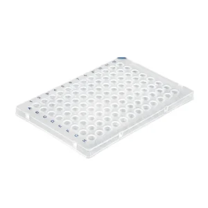 Placa PCR 96 Pocillos 0,1 ml Medio Faldon (PCR Plate Half Skirt con pestaña superior) - 50 unidades