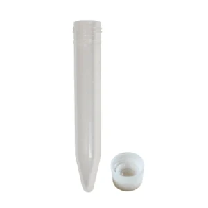 Tubo polipropileno 10 mL fondo conico 16 mm + tapa rosca - 100 unidades