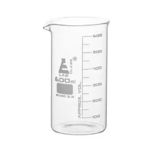 Vaso de precipitado alto Borosilicato 600 mL EISCO Certificado