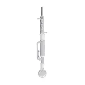 Extractor Soxhlet con refrigerante de bolas y balon fondo redondo 500 mL union 24/40