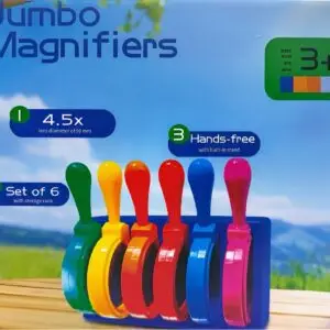 Set de Lupas Gigantes Didácticas de Colores (6 Piezas)