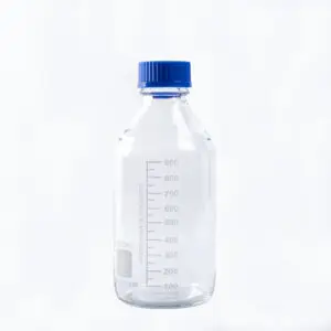 Botella Transparente con Tapa - Borosilicato - 1 Litro