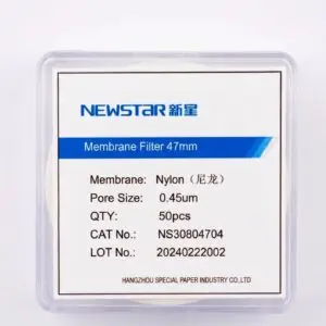 Membrana de filtracion Nylon 66, diametro 47 mm, poro 0,45 micras
