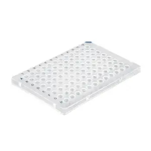 Placa PCR 96 Pocillos 0,1 ml Medio Faldon (PCR Plate Half Skirt con pestaña superior) - 50 unidades