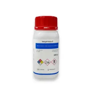 Hidroxido de Sodio en Perlas - Técnico - 500 gramos