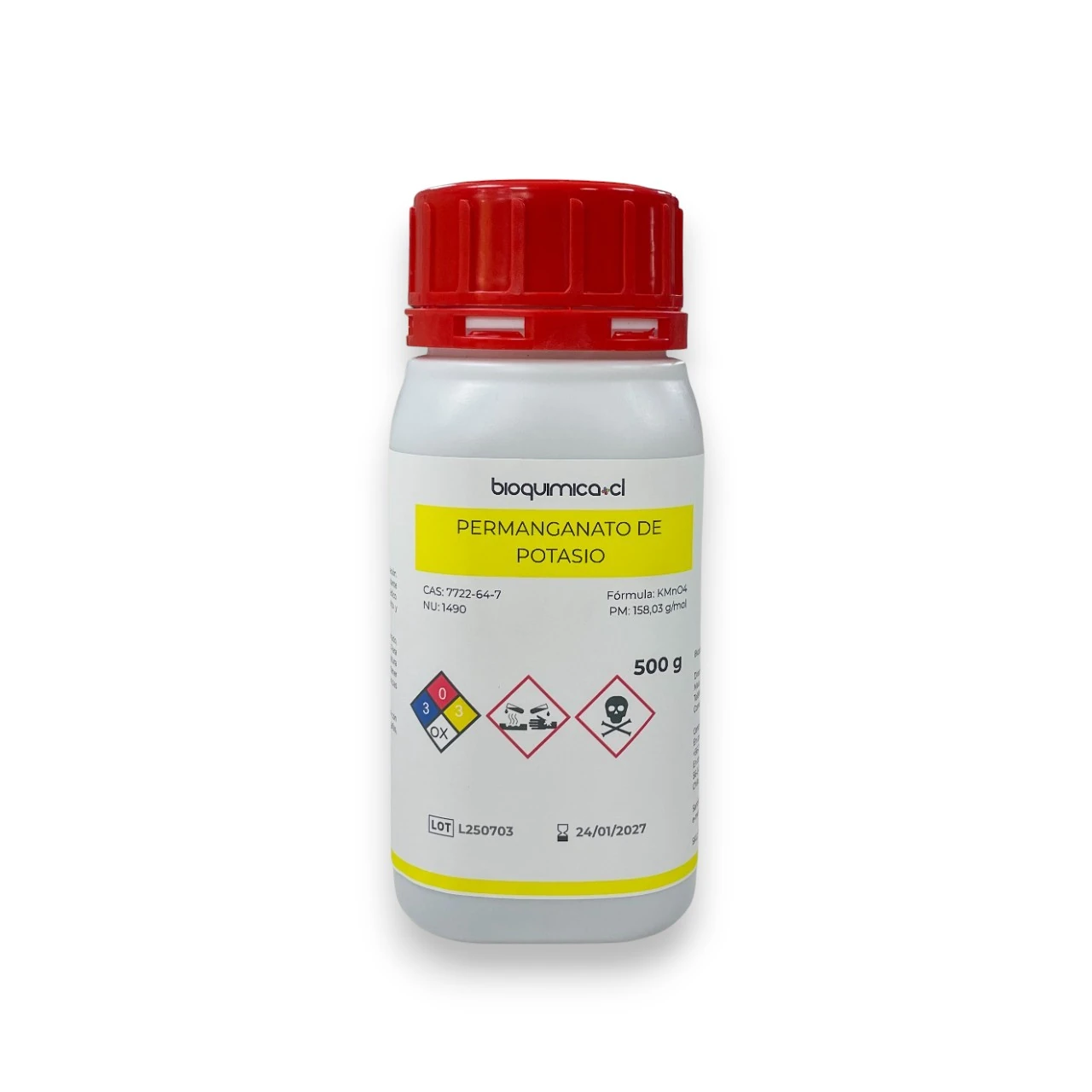 Permanganato de Potasio - Técnico - 500 gramos