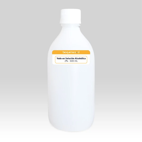 Yodo en Solucion Alcoholica 2% - Técnico - 500 mL
