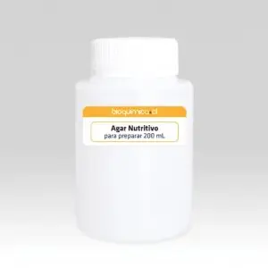 AGAR NUTRITIVO Para preparar 200 mL de medio de cultivo