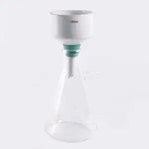 Sistema de Filtración al Vacío L – Kitasato 1000 mL + Embudo Büchner Ø 90 mm