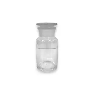 Botella Boca Ancha de Vidrio Transparente 125 mL con Tapón de Vidrio Esmerilado