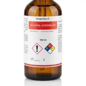 Alcohol acetona (5:3) para tinción de Gram - Gotero 100 mL